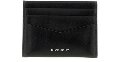 givenchy black logo card holder|givency wallet.